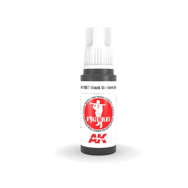 AK Interactive AK11407 Black Uniform Base Acrylic Paint 17ml 3rd Generation